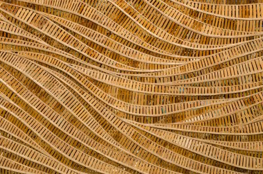 kahverengi el sanatları doğa arka plan doku bambu surfa örgü