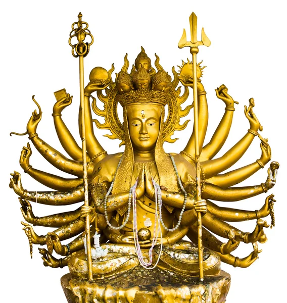 Pohled na sochu Buddhy v Thajsku — Stock fotografie