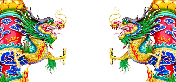 Chinese stijl draak standbeeld — Stockfoto