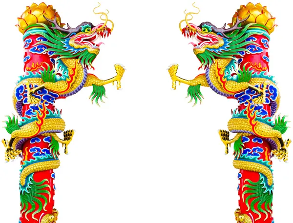 Chinese style dragon statue — Stock Photo, Image