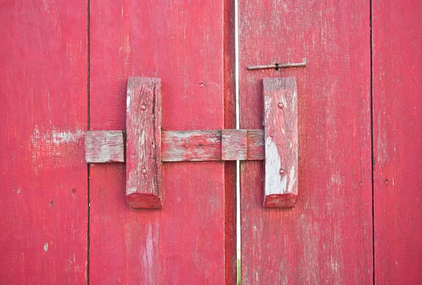 Puerta vieja roja —  Fotos de Stock