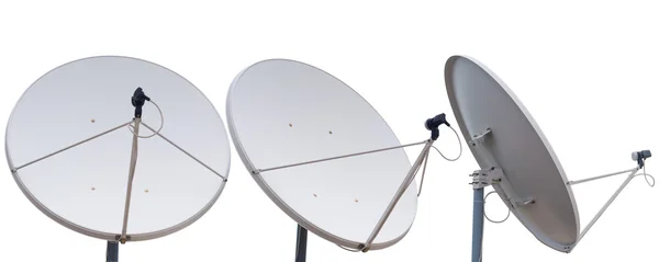 Parabolic communication antenna — Stock Photo, Image