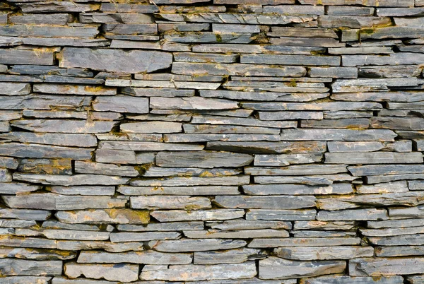 Pattern of decorative slate stone wall — Stock Photo, Image