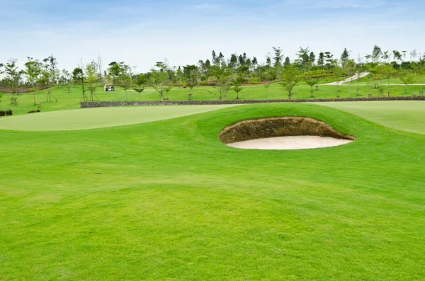 Landschap van golfbaan — Stockfoto