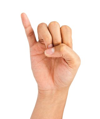 adam el işareti yapmak