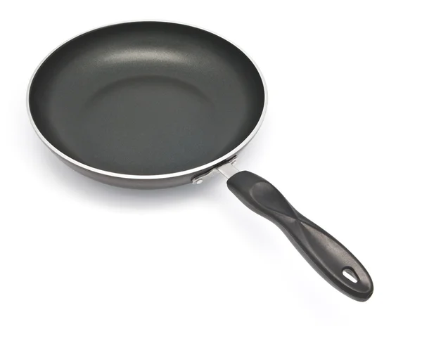 Black pan with handle — Stock Photo, Image