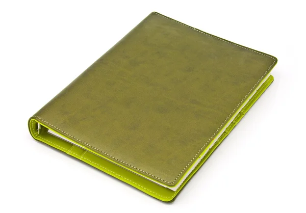 Hnědý notebook — Stock fotografie