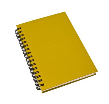 telli defter kitap veya yeşil yığını