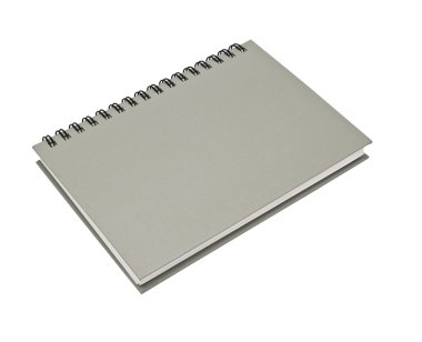 telli defter kitap veya yeşil yığını
