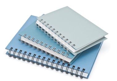 telli defter kitap veya Not defteri yığını