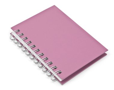 telli defter kitap ya da pembe notebook yığını