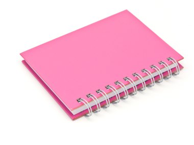telli defter kitap ya da pembe notebook yığını