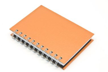 yığın telli defter kitap veya kahverengi defter