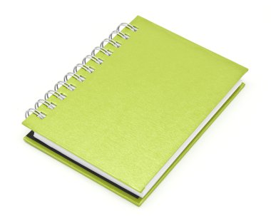 yığın telli defter kitap veya kahverengi defter