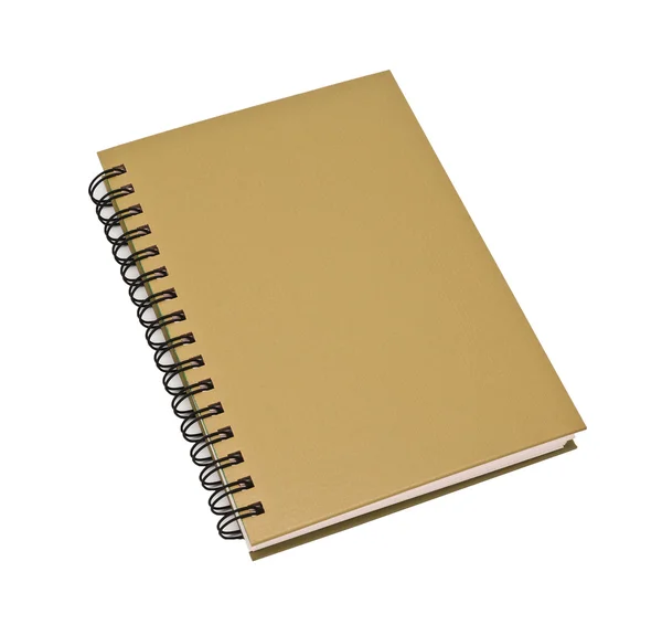 Stack of ring binder book or green notebook — Stock Photo, Image