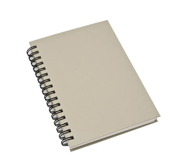 Stack of ring binder book or green notebook — Stock Photo, Image