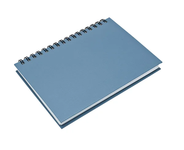 Pilha de livro de pasta de anel ou caderno verde — Fotografia de Stock