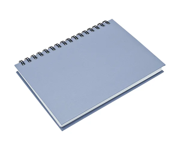 Stack of ring binder book or green notebook — Stock Photo, Image