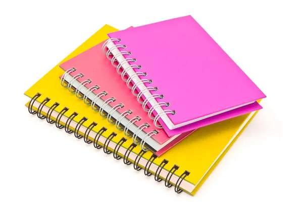 Stack of ring binder book or notebook — Stock Photo, Image