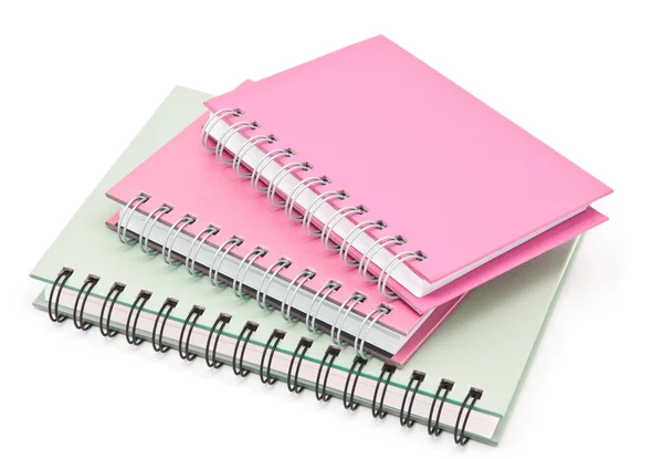 Stack of ring binder book or notebook — Stock Photo, Image