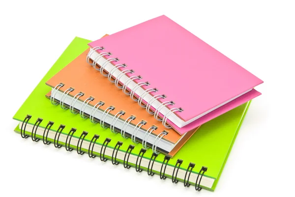 Stack of ring binder book or notebook — Stock Photo, Image