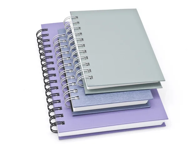 Stack of ring binder book or notebook — Stock Photo, Image