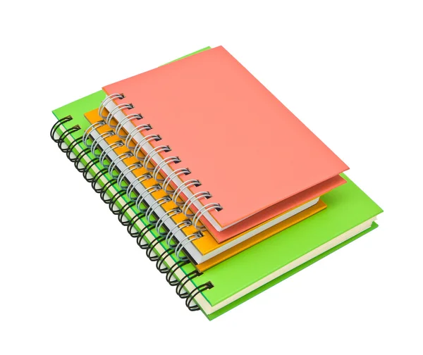 Stack of ring binder book or notebook — Stock Photo, Image