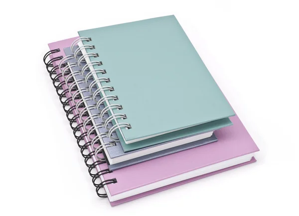 Stack of ring binder book or notebook — Stock Photo, Image