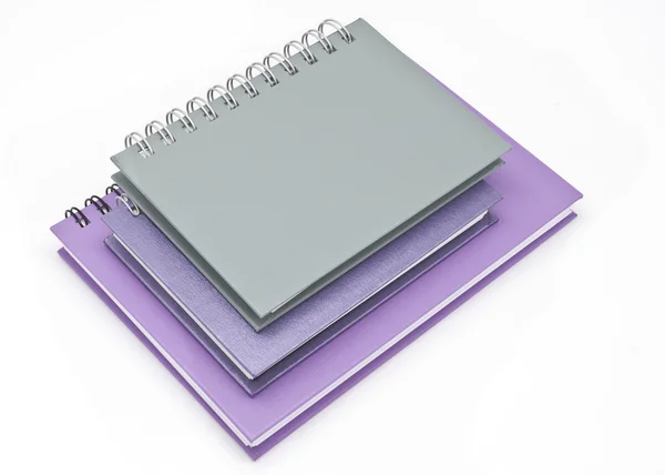 Stapel van ringbanden boek of notebook — Stockfoto