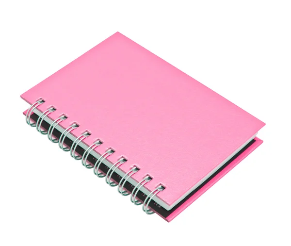 Stack of ring binder book or brown notebook — Stock Photo, Image