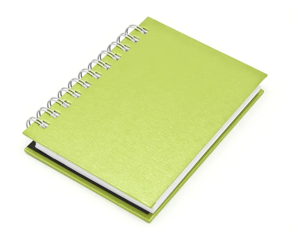 Stack of ring binder book or brown notebook — Stock Photo, Image