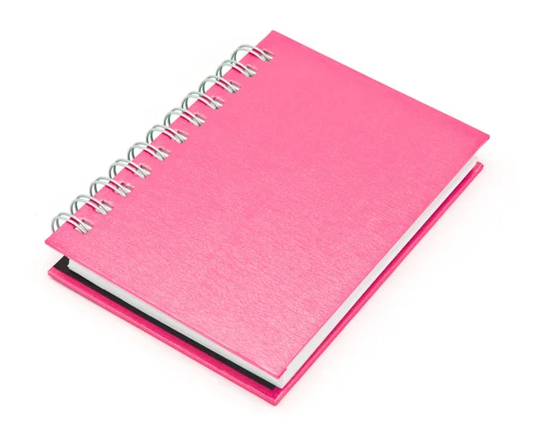 Stack of ring binder book or brown notebook — Stock Photo, Image