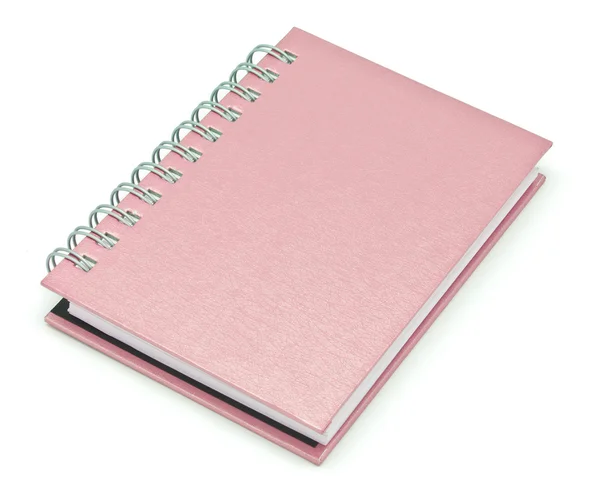 Stack of ring binder book or brown notebook — Stock Photo, Image
