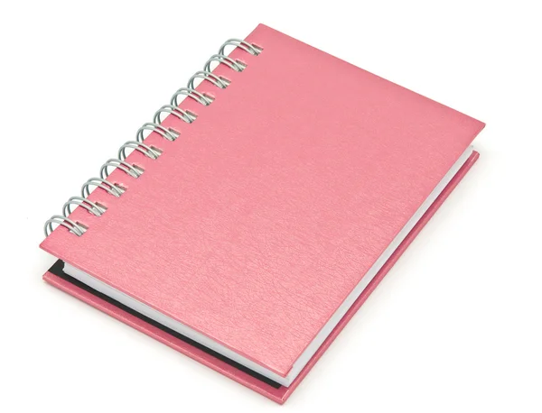 Stack of ring binder book or brown notebook — Stock Photo, Image