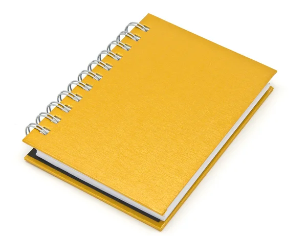 Stivă de inel liant carte sau notebook maro — Fotografie, imagine de stoc