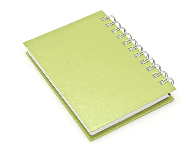 Stack of ring binder book or brown notebook — Stock Photo, Image