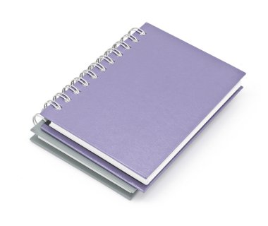 yığın telli defter kitap veya kahverengi defter
