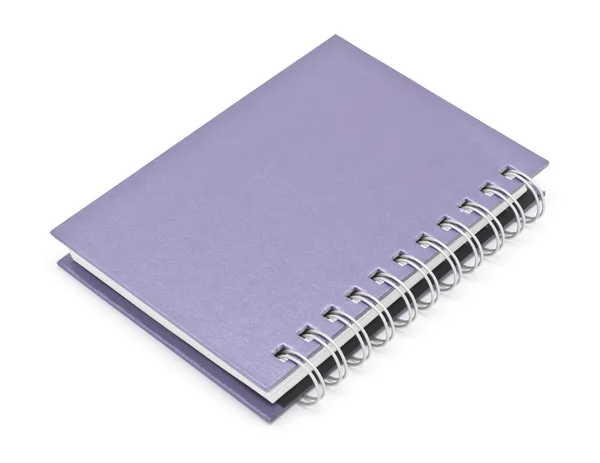 Stack of ring binder book or brown notebook — Stock Photo, Image