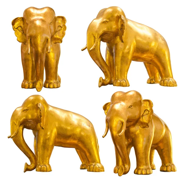 Golden elephant — Stockfoto