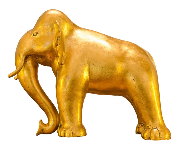 Golden elephant — Stockfoto