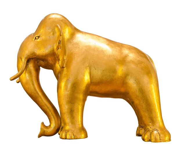 Golden elephant — Stockfoto