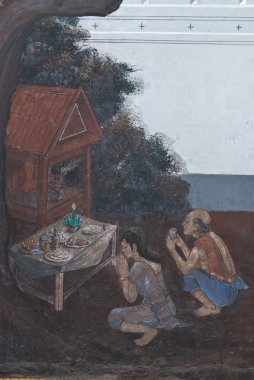 Tapınak wa geleneksel Tay tarzı resim sanatının şaheser