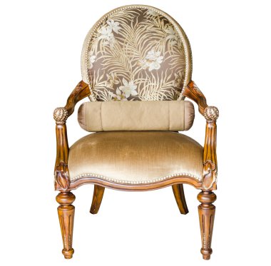 Klasik tarzı vintage ahşap sandalye