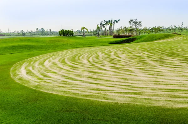 Landskap av golf cours — Stockfoto