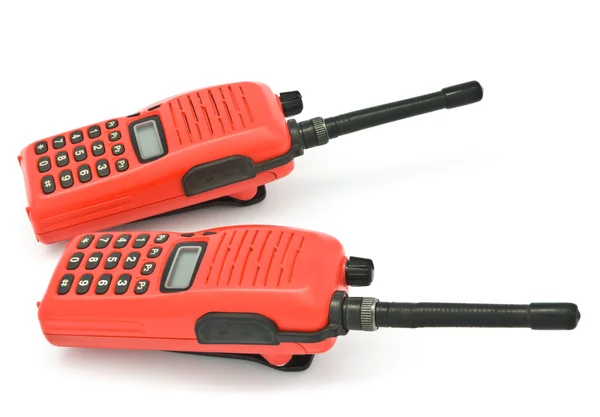 Red radio communication — Stock Photo, Image