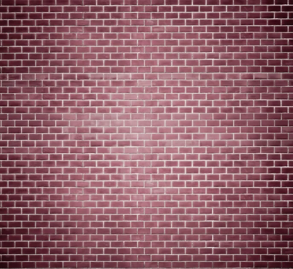 Декоративная стена из красного кирпича — стоковое фото