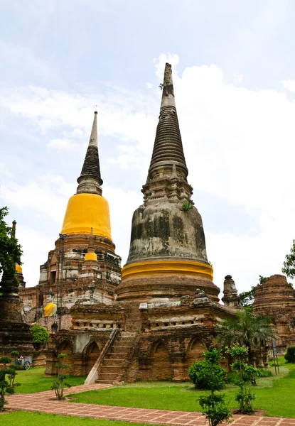 Vecchio tempio di Ayutthaya, Thailandia . — Foto Stock