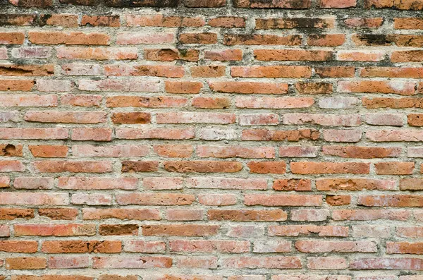 Vieux mur de briques rouges — Photo