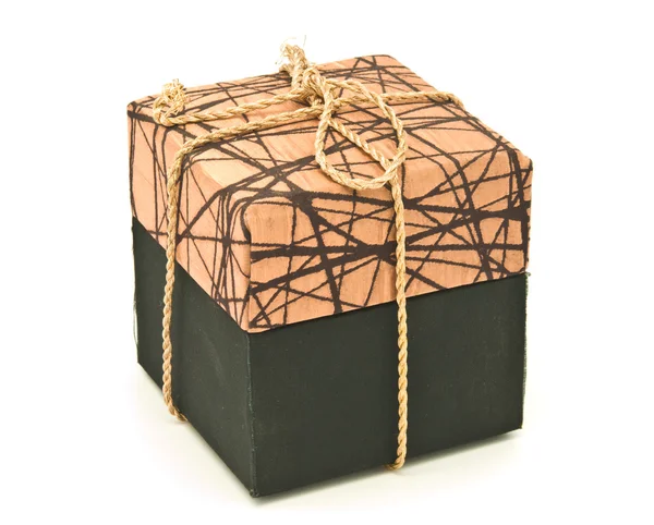 Caja de tela marrón — Foto de Stock