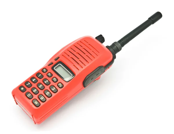 Red radio communication — Stock Photo, Image